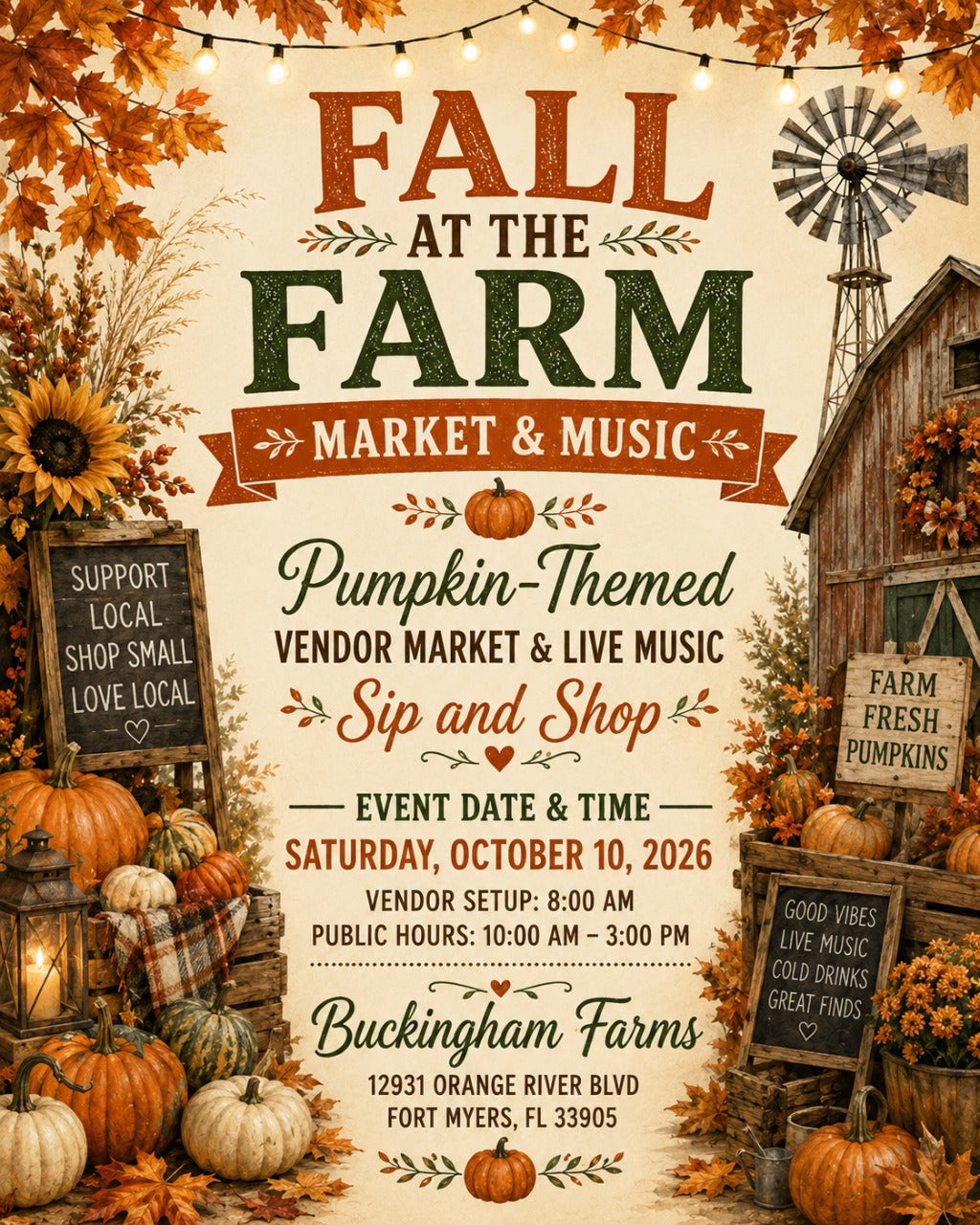 2026-10-10 Fall at the Farm – Market & Music