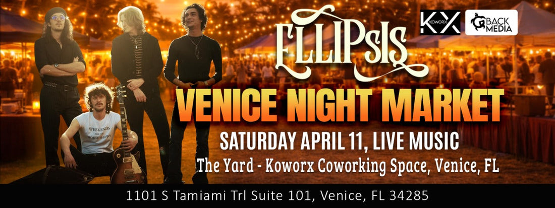 Venice Night Market with Music: Ellipsis Live at Koworx – The Yard