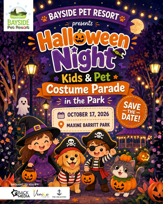 2026-10-17 Bayside Pet Resort Halloween Night - Kids & Pets Costume Parade in the Park