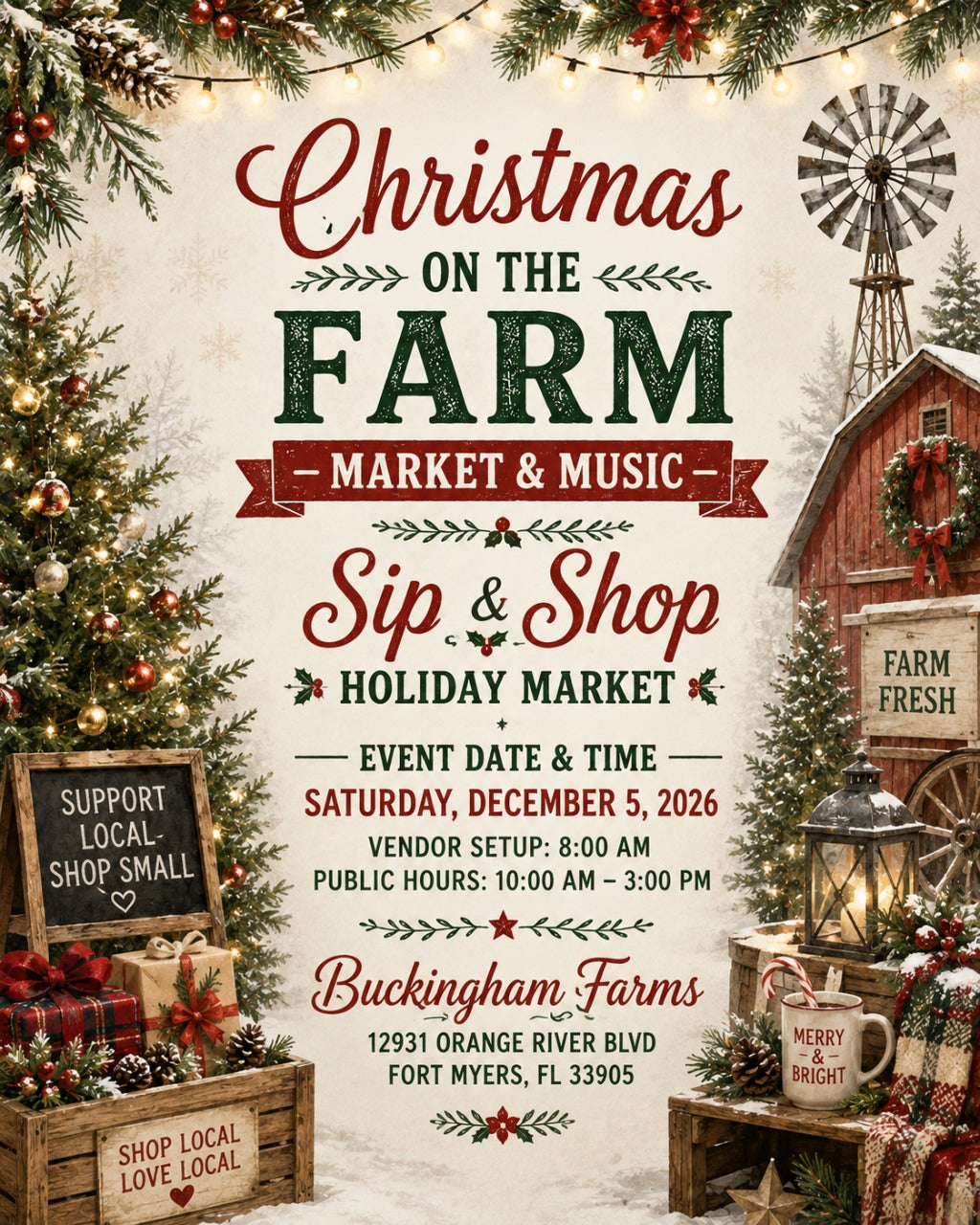 2026-12-05 Christmas on the Farm – Market & Music