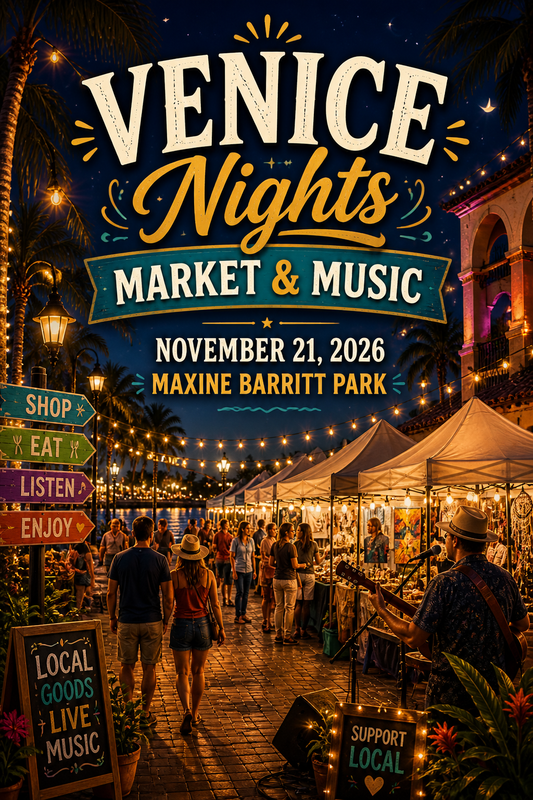 Venice Night Market & Music - November 21, 2026