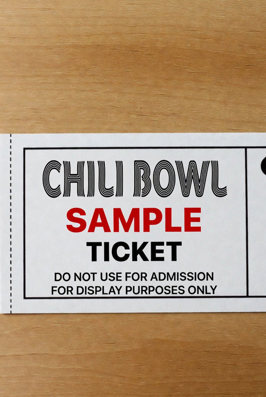 Chili Cook Off Cup Tickets